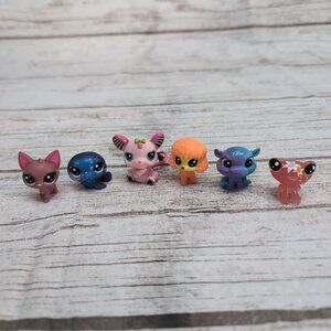 Lot of 6 LPS Littlest Pet Shop Mini Scale Figures